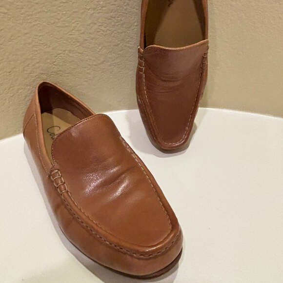 Cole Haan Other - 👞Cole Haan Men's Classic Loafers 9.5M Tan Leather Slip-ons Drivers